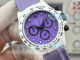 Swiss Replica ATE Rolex Daytona Purple Dial Ceramic Case 4801 Chronograph Watch (3)_th.jpg